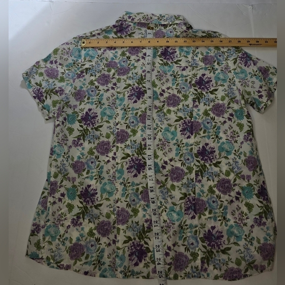 Homemade Vintage Short Sleeve Floral Shirt - Picture 5 of 12